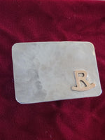 Load image into Gallery viewer, Sterling Silver Hand Hammered Buckle with Brand
