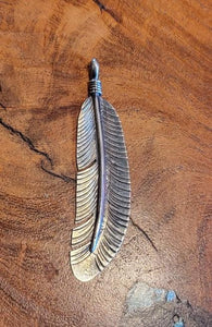 Silver Feather Pendant