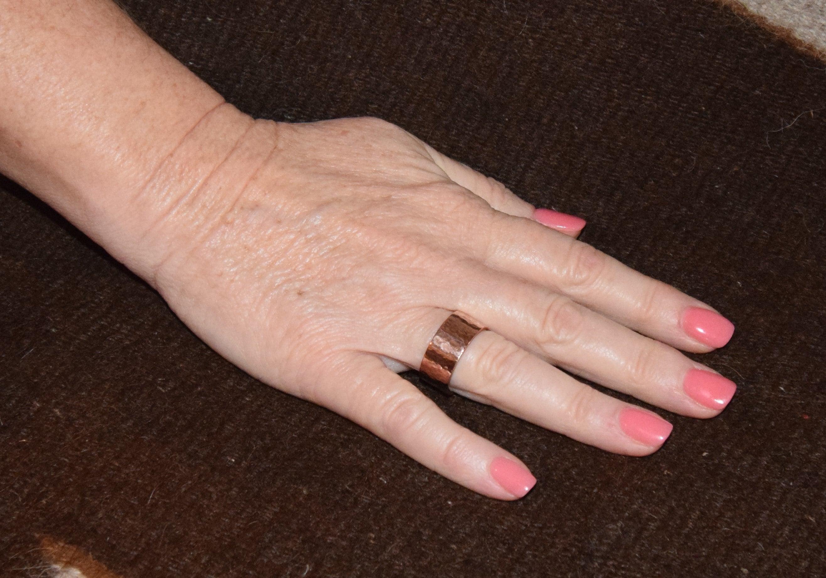 Hammered Copper Ring