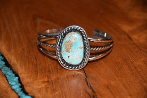 Sterling Silver Bracelet with Turquoise Stone